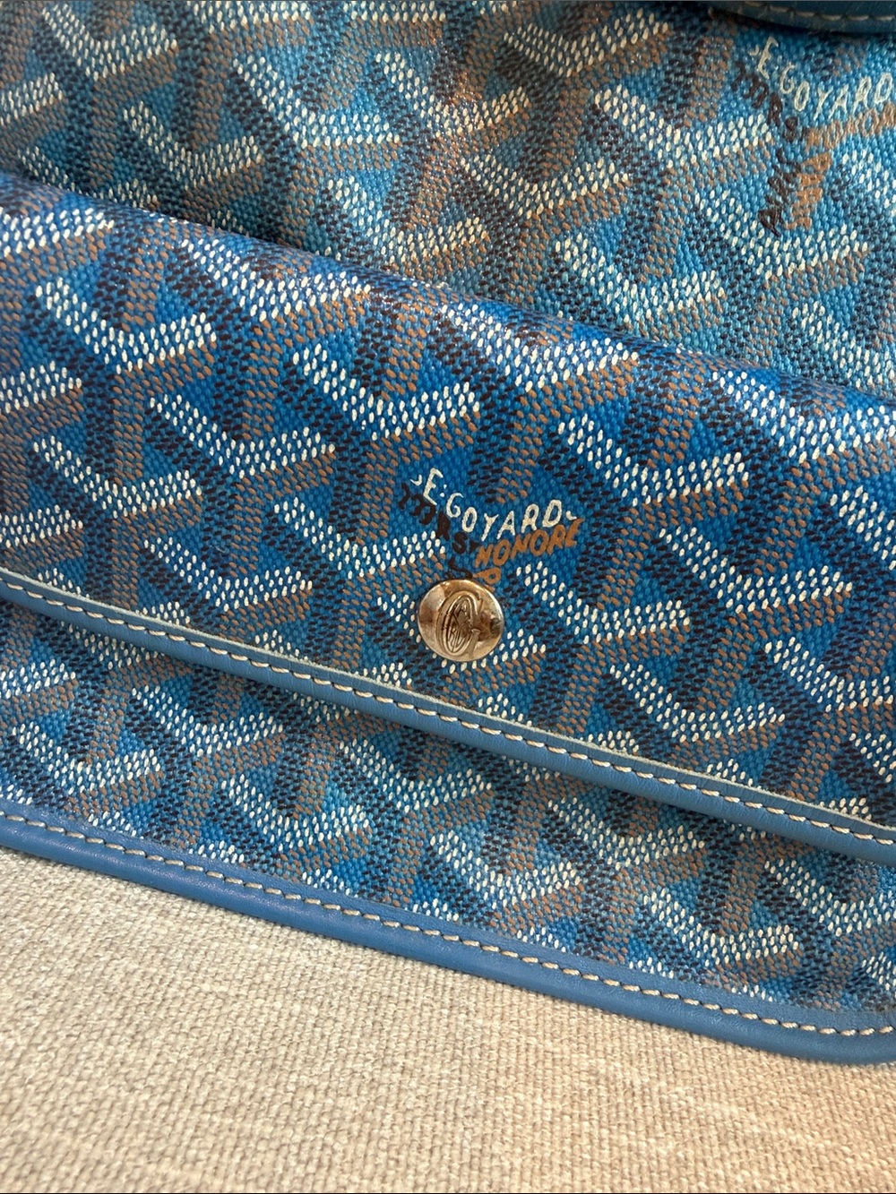 Goyard Saint Louis Tote PM - Sky Blue - Picture 2 of 10